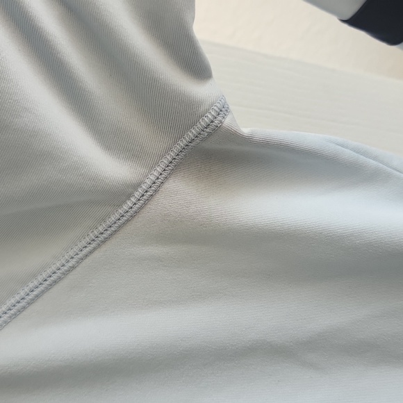 VICTORIA'S SECRET PINK Ultimate High Low Funnel Neck Full Zip Hoodie Baby Blue S - Picture 8 of 11